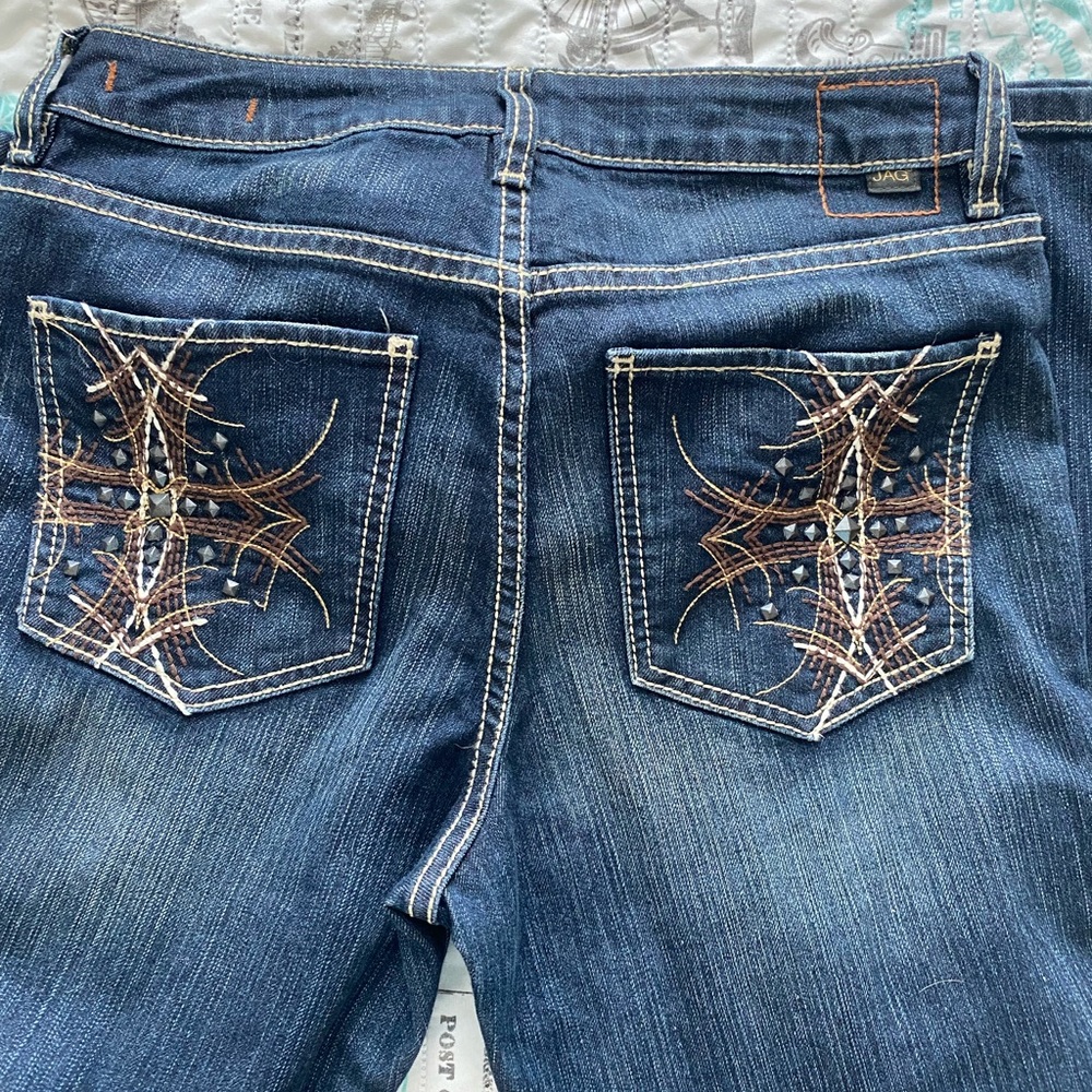 Y2K studded bootcut jeans
